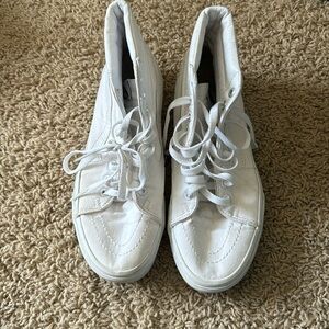 White high top vans